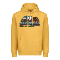 Mustard Wild about Baseball Premium Hoodie - HowdyJamesFarm