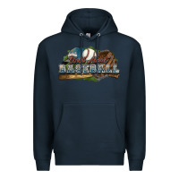 Navy Wild about Baseball Premium Hoodie - HowdyJamesFarm
