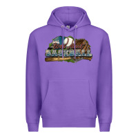 Purple Wild about Baseball Premium Hoodie - HowdyJamesFarm