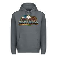 Rock Wild about Baseball Premium Hoodie - HowdyJamesFarm