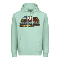 Seafoam Wild about Baseball Premium Hoodie - HowdyJamesFarm