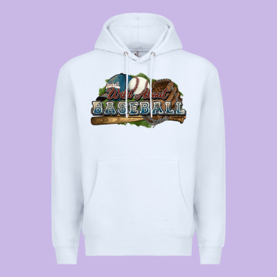 Wild About Baseball Premium Hoodie Designed By Howdyjamesfarm