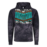 Cloud Black western cowhide leopard turquoise fringed Vintage Hoodie - BarkalooDesign