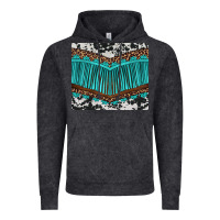 Vintage Black western cowhide leopard turquoise fringed Vintage Hoodie - BarkalooDesign