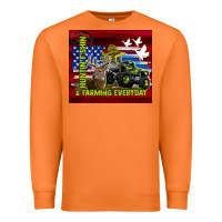 Carrot hunting fishing & farming everyday Premium Sweatshirt - TumblerDesignByShophia
