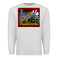 Dove Grey hunting fishing & farming everyday Premium Sweatshirt - TumblerDesignByShophia