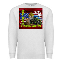 Oatmeal Heather hunting fishing & farming everyday Premium Sweatshirt - TumblerDesignByShophia