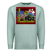 Seafoam hunting fishing & farming everyday Premium Sweatshirt - TumblerDesignByShophia