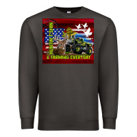 Smoke hunting fishing & farming everyday Premium Sweatshirt - TumblerDesignByShophia