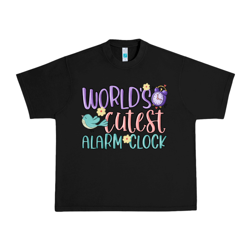 World's Cutest Alarm Clock Urban Heavy Tee by MaliasSmallBusiness | Teevron