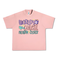 Salmon world's cutest alarm clock Urban Heavy Tee - MaliasSmallBusiness
