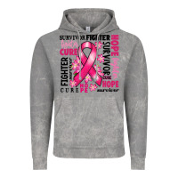 Survivor Breast Cancer Ribbon Vintage Hoodie | Teevron