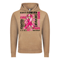 Vintage Coffee survivor breast cancer ribbon Vintage Hoodie - RanaPortraitStore