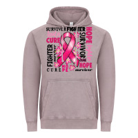 Vintage Zinc survivor breast cancer ribbon Vintage Hoodie - RanaPortraitStore