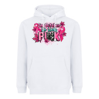 White In October we wear pink Cancer Awareness Heavyweight Hoodie - HowdyJamesFarm