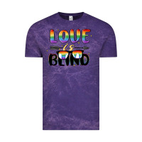 Cloud Purple love is blind Vintage Tee - MaliasSmallBusiness