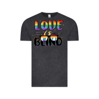Vintage Black love is blind Vintage Tee - MaliasSmallBusiness