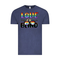 Vintage Denim love is blind Vintage Tee - MaliasSmallBusiness