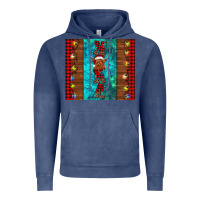 Vintage Denim nana highland cow Christmas Vintage Hoodie - BarkalooDesign