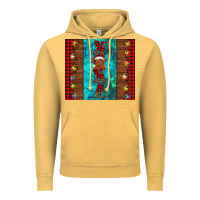 Vintage Mustard nana highland cow Christmas Vintage Hoodie - BarkalooDesign