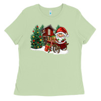 Matcha christmas gnomes barnyard Ladies Tee - FaDigitalArtStudio