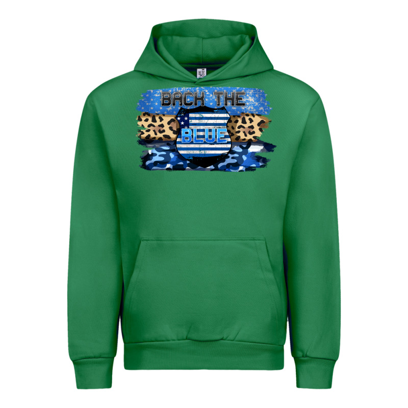 Back The Blue Urban Hoodie by FaDigitalArtStudio | Teevron