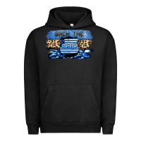 Pigment Black Back the blue Urban Hoodie - FaDigitalArtStudio