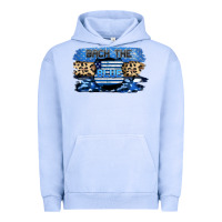 Pigment Grape Ice Back the blue Urban Hoodie - FaDigitalArtStudio