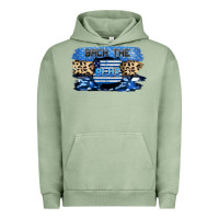 Pigment Oil Green Back the blue Urban Hoodie - FaDigitalArtStudio