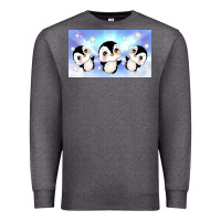 Charcoal Heather cute penguin Premium Sweatshirt - TumblerDesignByShophia