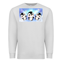 Dove Grey cute penguin Premium Sweatshirt - TumblerDesignByShophia