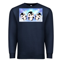 Navy cute penguin Premium Sweatshirt - TumblerDesignByShophia