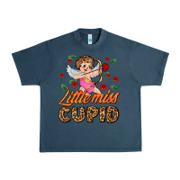 Midnight Navy little miss cupid Urban Heavy Tee - AdoDesignShop