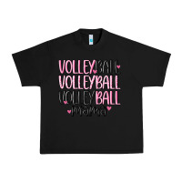 Black volleyball mama Urban Heavy Tee - MaliasSmallBusiness