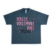 Midnight Navy volleyball mama Urban Heavy Tee - MaliasSmallBusiness