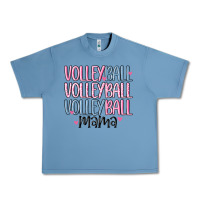 Pebble Blue volleyball mama Urban Heavy Tee - MaliasSmallBusiness