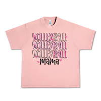 Salmon volleyball mama Urban Heavy Tee - MaliasSmallBusiness