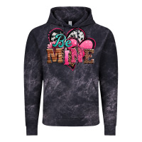 Cloud Black valentines day western hearts be mine Vintage Hoodie - Jasminsmagicworld