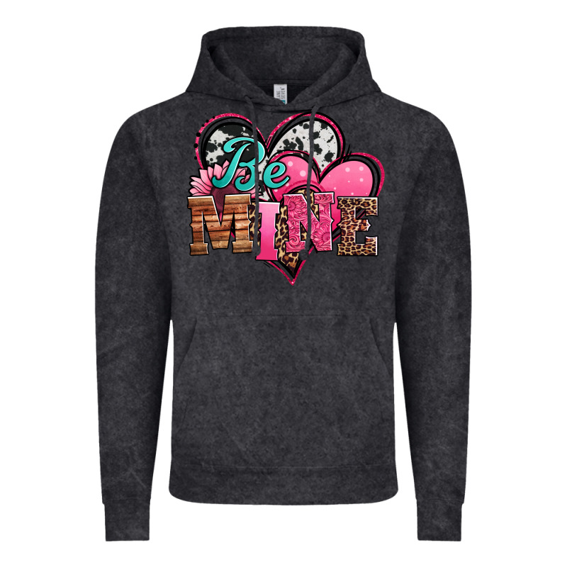 Valentines Day Western Hearts Be Mine Vintage Hoodie by Jasminsmagicworld | Teevron