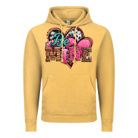 Vintage Mustard valentines day western hearts be mine Vintage Hoodie - Jasminsmagicworld