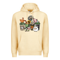 Pina Colada Farm animal coffee cups Premium Hoodie - HowdyJamesFarm