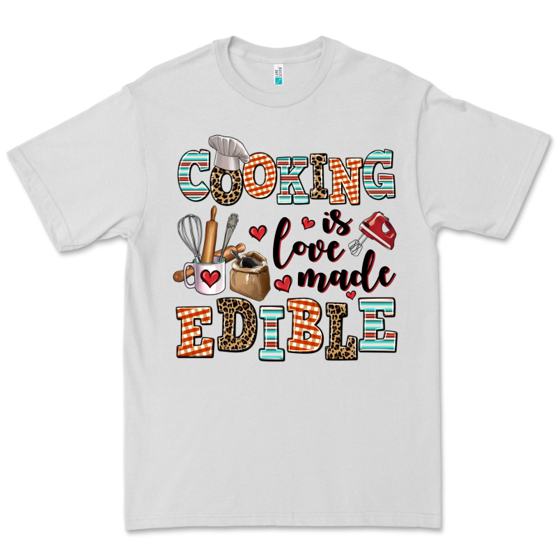 Cooking Is Love Made Edible Premium Tee by AdoDesignShop | Teevron