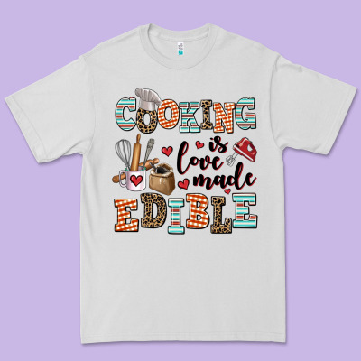 Cooking Is Love Made Edible Premium Tee Designed By Adodesignshop