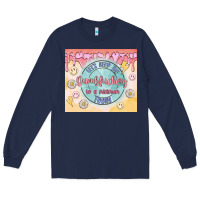 Navy let's keep the dumbfuckery to a minimum today Long Sleeve Tee - MaliasSmallBusiness