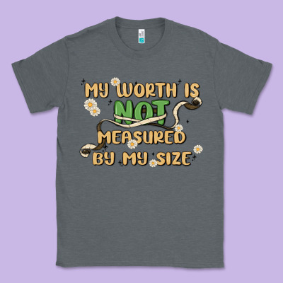 My Worth Is Not Defined By My Size Classic Tee Designed By Maliassmallbusiness