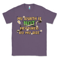 Lavender my worth is not defined by my size Classic Tee - MaliasSmallBusiness