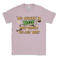 Lilac my worth is not defined by my size Classic Tee - MaliasSmallBusiness