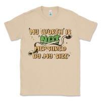 Mushroom my worth is not defined by my size Classic Tee - MaliasSmallBusiness