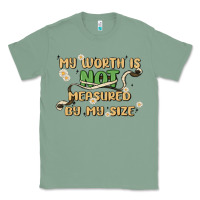 Sage my worth is not defined by my size Classic Tee - MaliasSmallBusiness