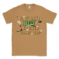 Toasted Coconut my worth is not defined by my size Classic Tee - MaliasSmallBusiness